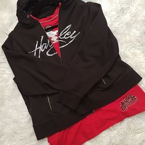 Black Harley Davidson hoodie